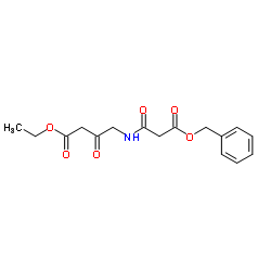 Ethyl 4-{[3-(benzyloxy)-3-oxopropanoyl]amino}-3-oxobutanoate Structure