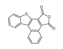 benzo[b]naphtho[1,2-d]thiophene-5,6-dicarboxylic acid-anhydride结构式