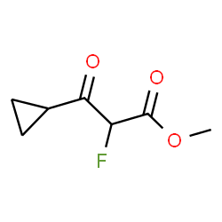 Cyclopropanepropanoic acid,-alpha--fluoro--bta--oxo-,methyl ester picture