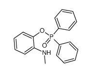 2-methylaminophenyl diphenylphosphinate Structure