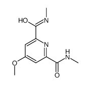 4-methoxy-2-N,6-N-dimethylpyridine-2,6-dicarboxamide Structure