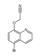 2-(5-bromoquinolin-8-yl)oxyacetonitrile Structure