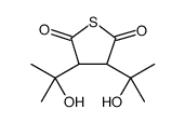 2,5-Thiophenedione, dihydro-3,4-bis(1-hydroxy-1-methylethyl) Structure