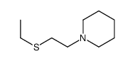 1-(2-ethylsulfanylethyl)piperidine Structure