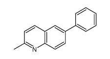 2-methyl-6-phenylquinoline Structure