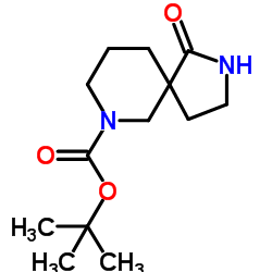 叔-丁基 4-羰基-3,9-二氮杂螺[4.5]癸烷-9-羧酸酯图片