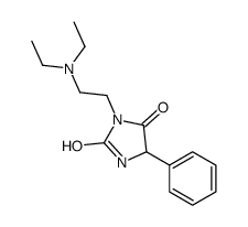 3-[2-(diethylamino)ethyl]-5-phenylimidazolidine-2,4-dione Structure