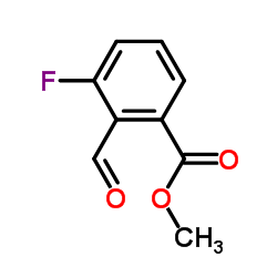 Methyl 3-fluoro-2-formylbenzoate Structure