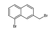 8-bromo-2-(bromomethyl)naphthalene结构式