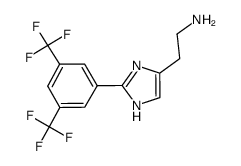 2-[3,5-bis(trifluoromethyl)phenyl]histamine结构式