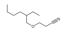 3-[(2-ethylhexyl)oxy]propiononitrile结构式