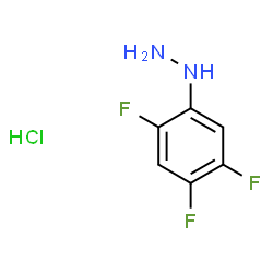 (2,4,5-Trifluorophenyl)hydrazine hydrochloride structure