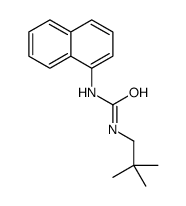 1-(2,2-Dimethylpropyl)-3-(1-naphthyl)urea Structure