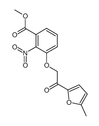 methyl 3-<2-(5-methylfuran-2-yl)-2-oxoethyl>-2-nitrobenzoate Structure