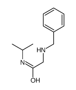 2-(benzylamino)-N-propan-2-ylacetamide Structure