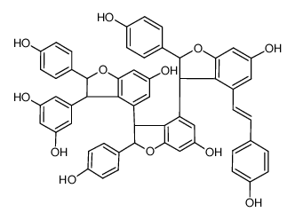 Miyabenol A结构式