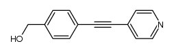 (4-pyridin-4-ylethynyl-phenyl)-methanol结构式