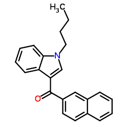 (1-Butyl-1H-indol-3-yl)(2-naphthyl)methanone Structure