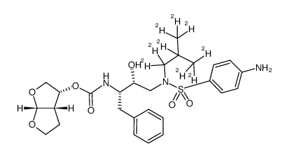 Darunavir-d9 Structure