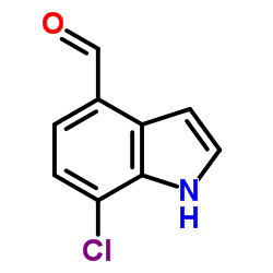 7-Chloro-1H-indole-4-carbaldehyde Structure