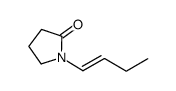 1-(but-1-enyl) pyrrolidin-2-one Structure