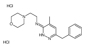 6-benzyl-4-methyl-N-(2-morpholin-4-ylethyl)pyridazin-3-amine,dihydrochloride Structure