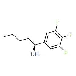 (1S)-1-(3,4,5-TRIFLUOROPHENYL)PENTYLAMINE Structure