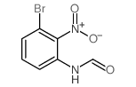 N-(3-Bromo-2-nitrophenyl)formamide Structure