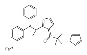 (S)-1-[(S)-tert-Butylphosphinoyl]-2-[(S)-1-(diphenylphosphino)ethyl]ferrocene picture