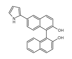 6-(1H-pyrrol-2-yl)-[1,1']-binaphthalenyl-2,2'-diol Structure