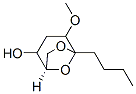 6,8-Dioxabicyclo3.2.1octan-2-ol, 5-butyl-4-methoxy-, 1R-(exo,exo)- picture