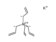 K[tetrakis(η1-allyl)aluminate]结构式