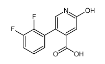 5-(2,3-difluorophenyl)-2-oxo-1H-pyridine-4-carboxylic acid Structure