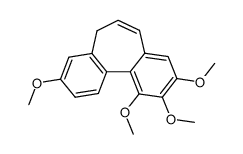 Dibenzo[c,E]cycloheptene, 2,3,4,7-tetramethoxy-结构式