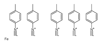 iron,1-isocyano-4-methylbenzene Structure