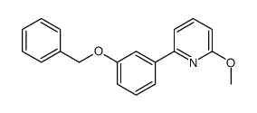 2-[3-(Benzyloxy)phenyl]-6-Methoxypyridine结构式