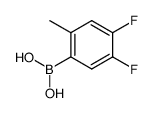 4,5-difluoro-2-methylphenylboronic acid structure