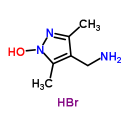 4-(Aminomethyl)-3,5-dimethyl-1H-pyrazol-1-ol hydrobromide (1:1) Structure