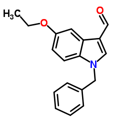 1-Benzyl-5-ethoxy-1H-indole-3-carbaldehyde结构式