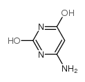 6-氨基嘧啶-2,4-二醇结构式