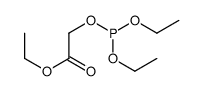 ethyl 2-diethoxyphosphanyloxyacetate结构式