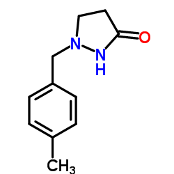 1-(4-Methylbenzyl)-3-pyrazolidinone structure