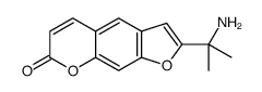 2-(2-aminopropan-2-yl)furo[3,2-g]chromen-7-one Structure