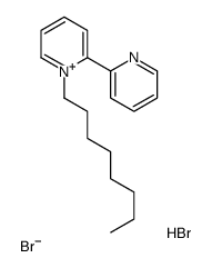 1-octyl-2-pyridin-1-ium-2-ylpyridin-1-ium,dibromide Structure