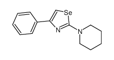 4-phenyl-2-piperidin-1-yl-1,3-selenazole Structure