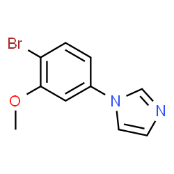 1-(4-Bromo-3-methoxyphenyl)-1H-imidazole结构式