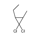 (2S,3R)-1,1-dichloro-2-ethyl-3-methylcyclopropane Structure