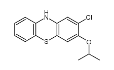 2-chloro-3-isopropoxy-10H-phenothiazine结构式