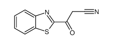 2-Benzothiazolepropanenitrile,beta-oxo-(9CI) Structure