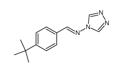 (4-tert-butyl-benzylidene)-[1,2,4]triazol-4-yl-amine结构式